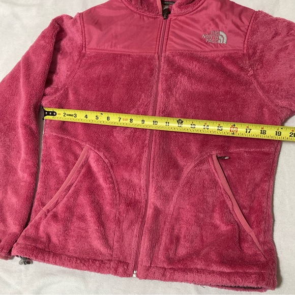 The North Face Women's Osito Jacket Full Zip Fuzzy Fleece Women SZ M Pink - Picture 8 of 16